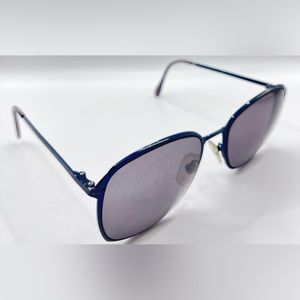 Vintage Cottet 1863 Blue Oval Sunglasses Frames Only